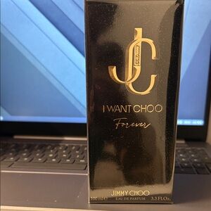 Jimmy Choo Black and Gold I Want Choo Forever Box